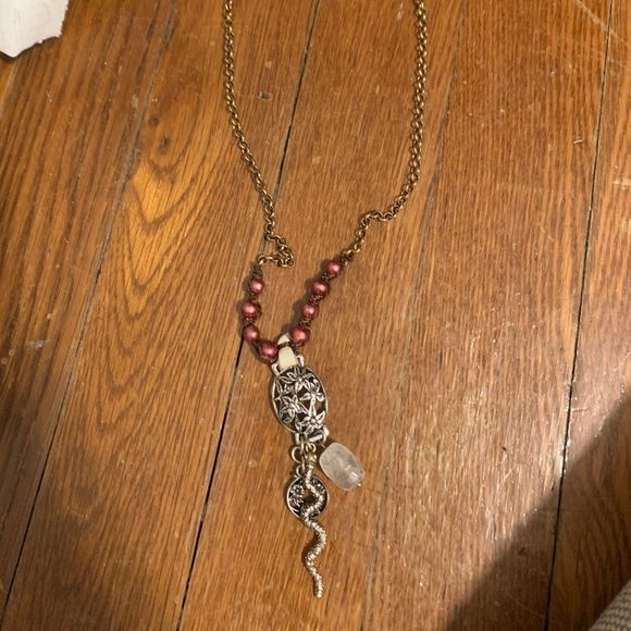 Lucky Brand Jewelry - 00s Lucky Brand Snake Charm Necklace